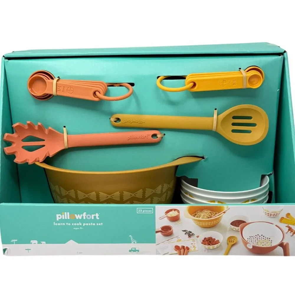 23pc Kids’ Pasta Dinnerware Set – Pillowfort Target - Learn To Cook‎